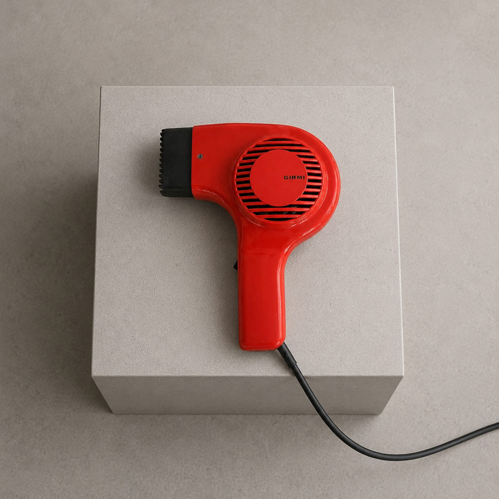 Girmi Type AS 21 Handheld Hair Dryer – c. 1975–1982