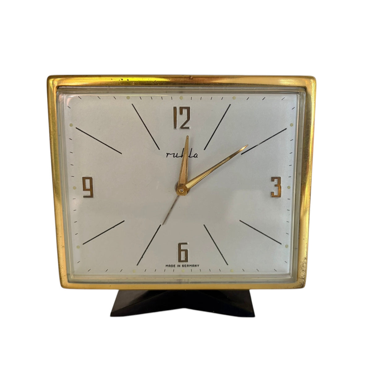 Ruhla UMF 69 Ceas Mecanic de Masă Mid-Century – cca. 1960s–începutul anilor 1970