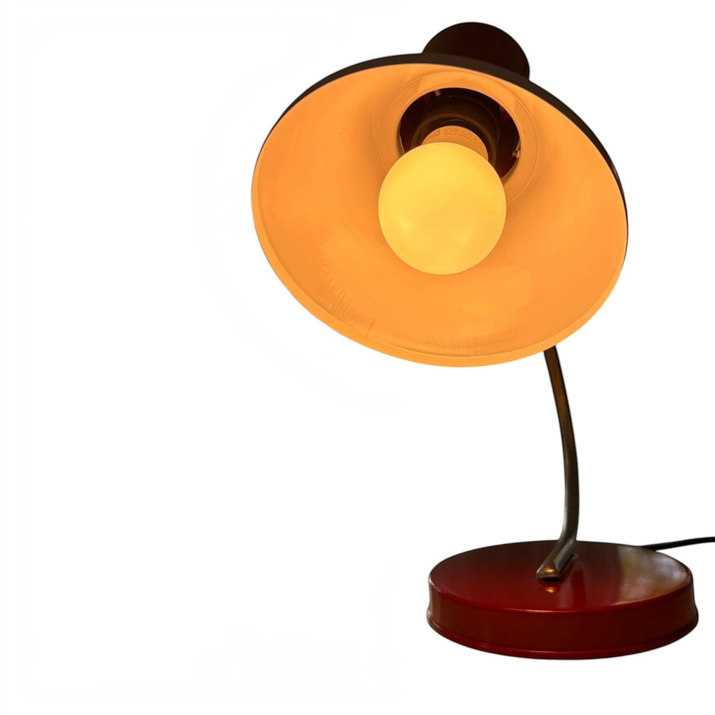Gutilux EL 537/1 Romanian Modernist Table Lamp – c. 1960s–1970s