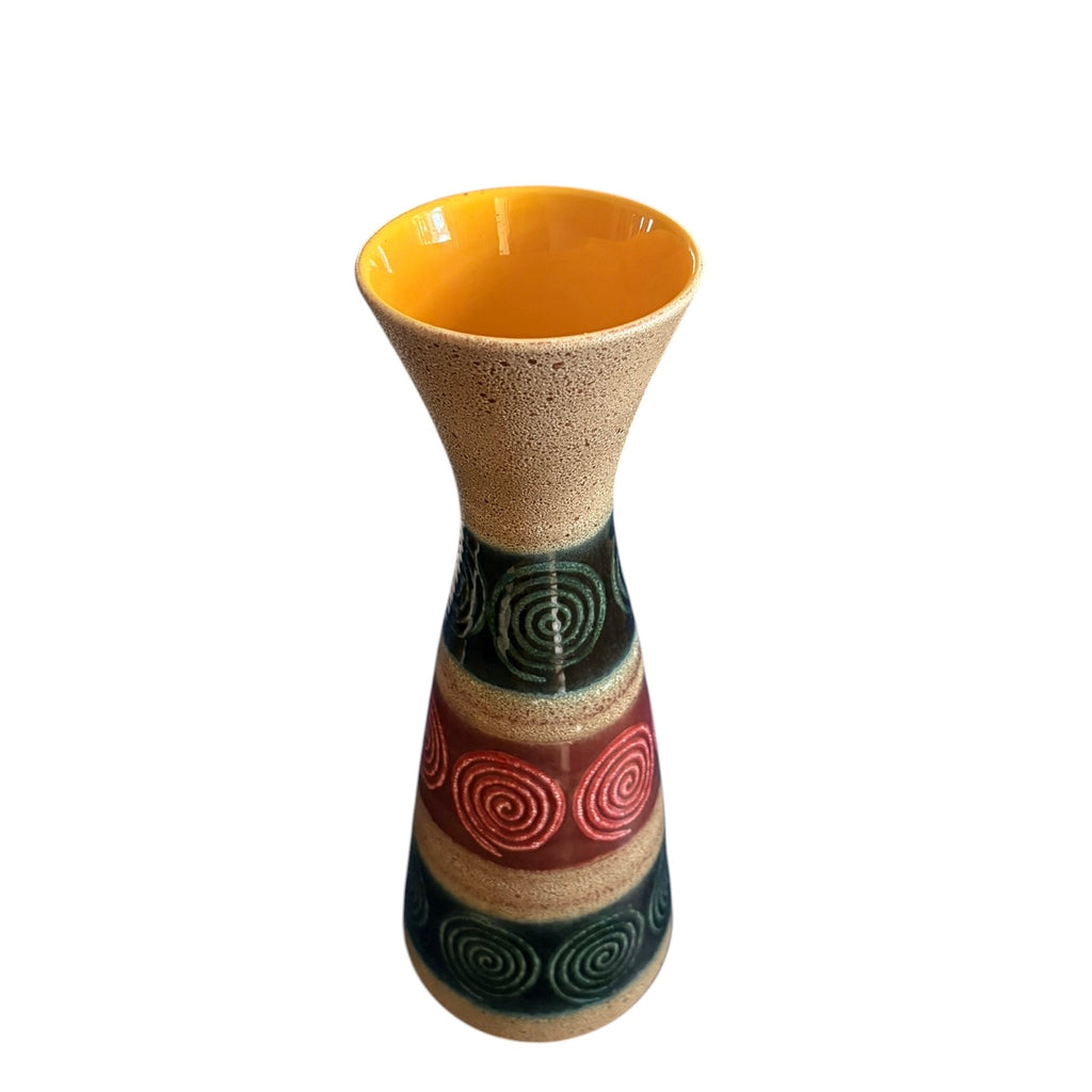 Dümler & Breiden 102/35 – Vazǎ ceramică geometrică West German – cca. 1950s–1960s