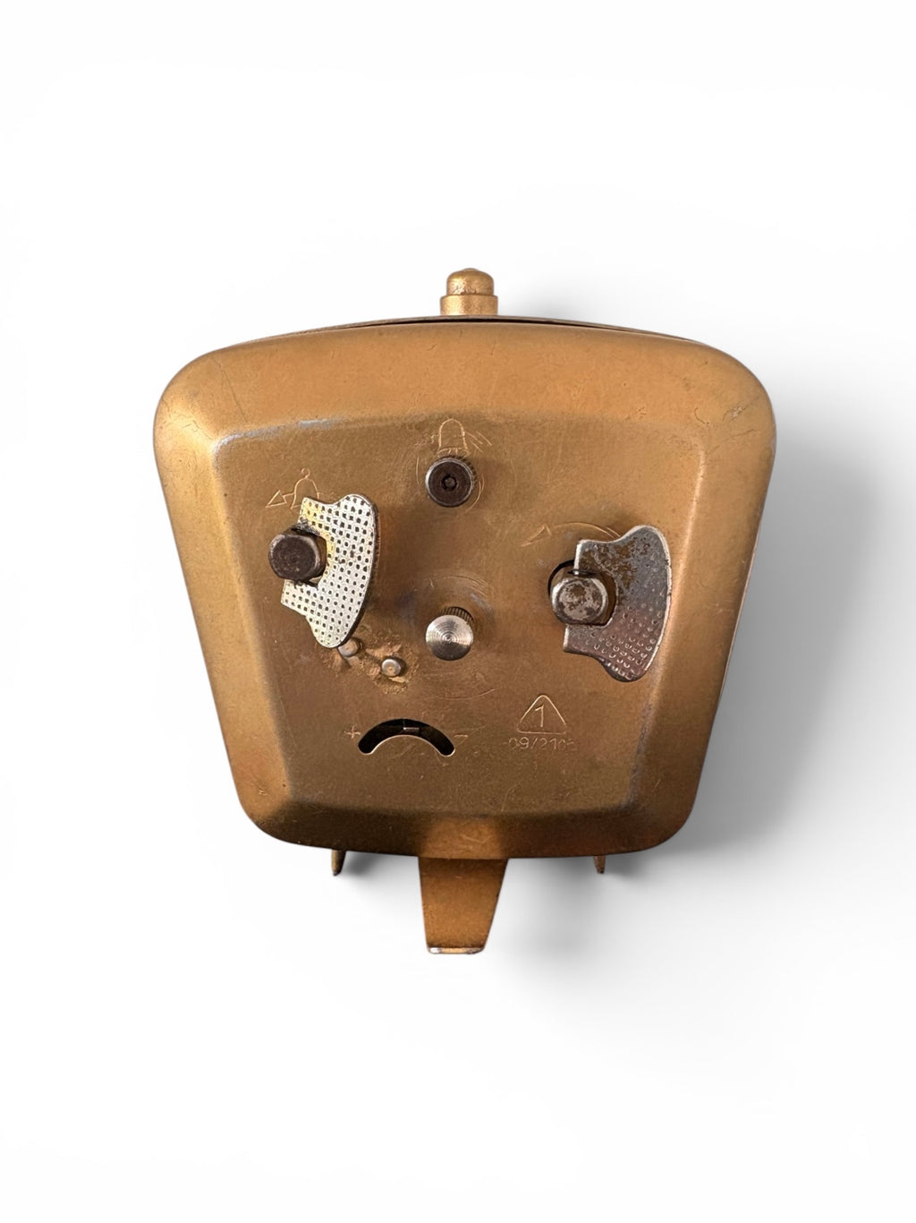 UMF Ruhla "Loto Pronosport" Asymmetric Alarm Clock – c. 1950s–1960s