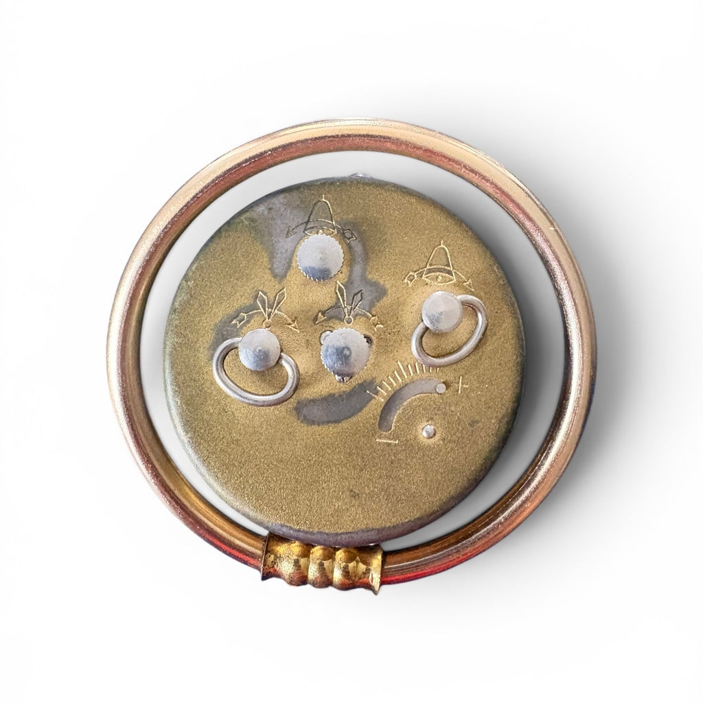 Slava Mechanical Ring Stand Desk Clock – c. 1970–1979